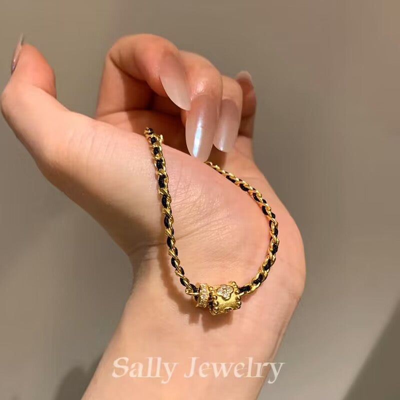 Black Gold Fortune Bracelet