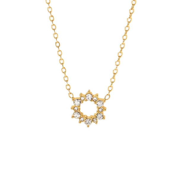 Diamond Garland Pendant Necklace