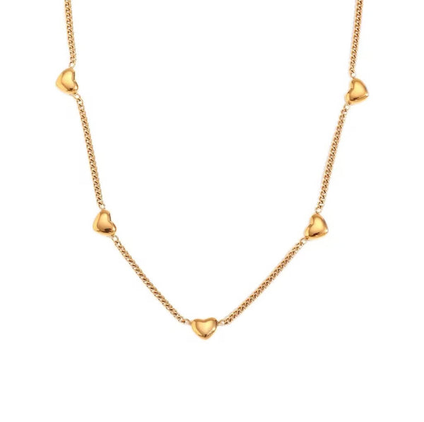 Gold Small Heart Necklace