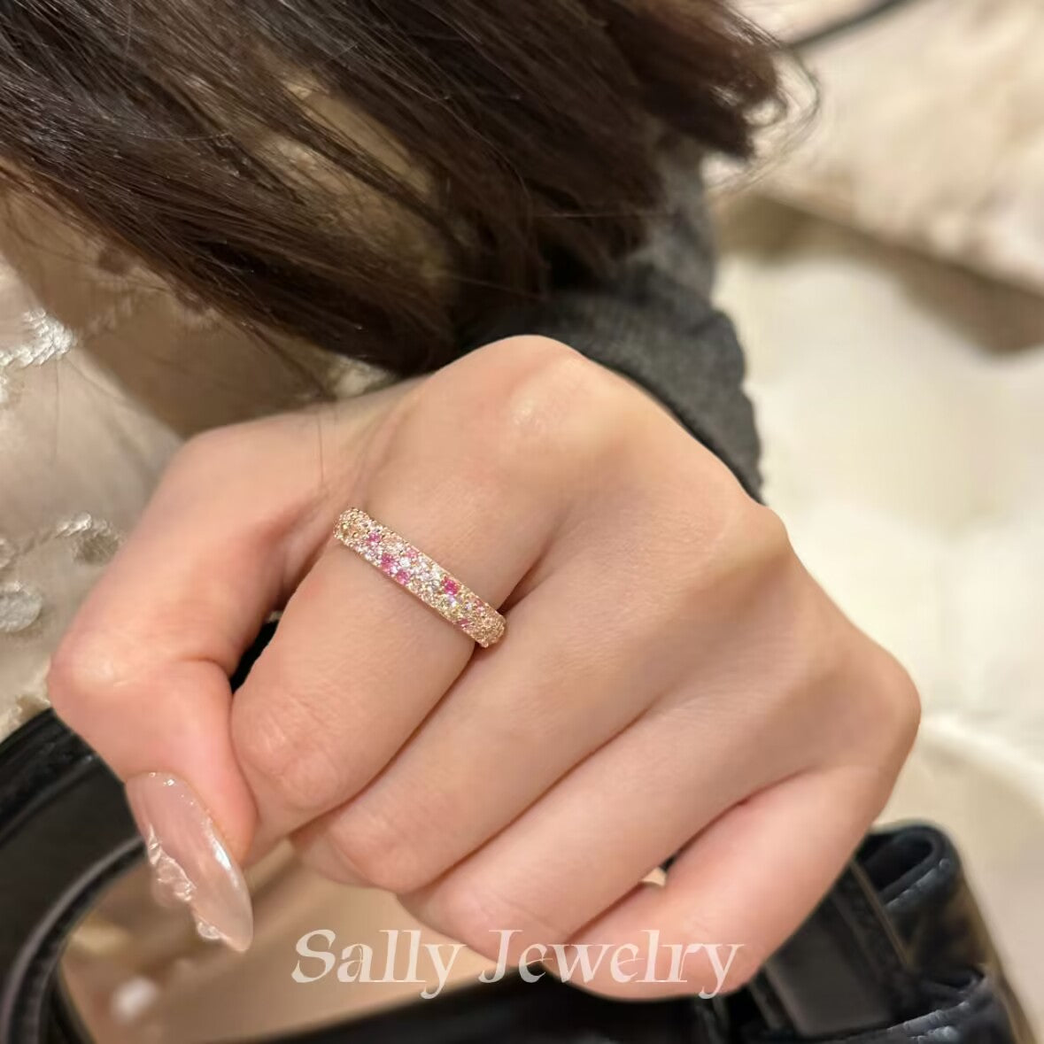 Rose Gold Diamond Ring