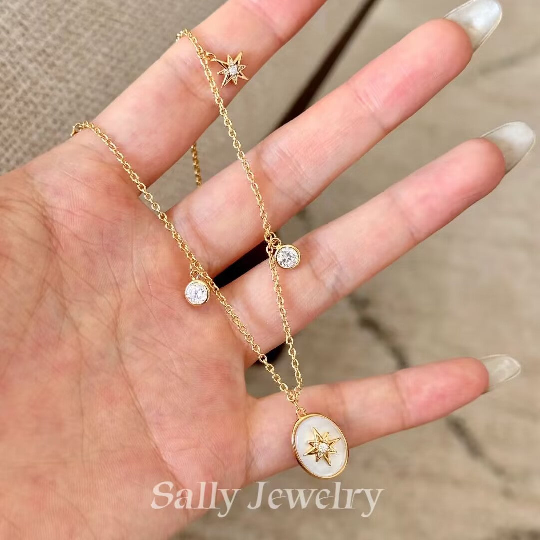 Shell Lucky Star Jewelry Set