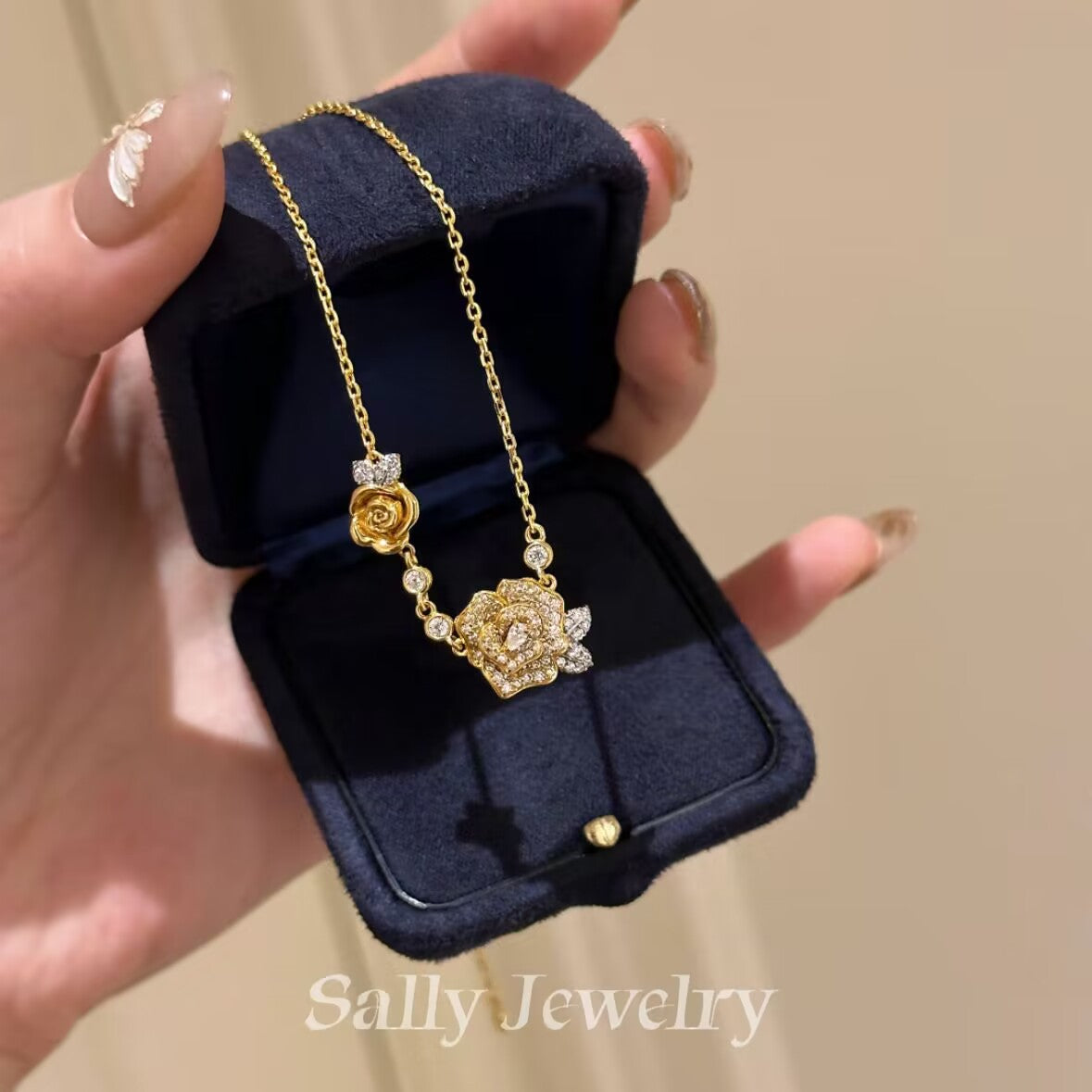 Twin Roses Luxury Jewelry Set