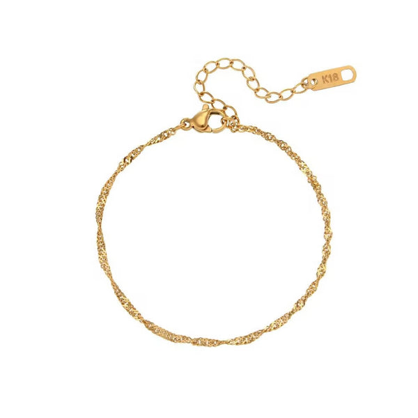Water Wave Chain Bracelet
