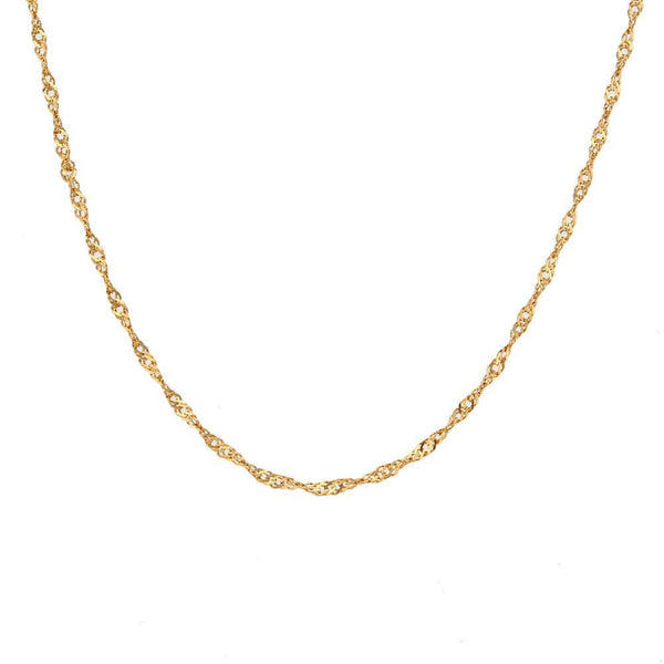 Water Wave Chain Necklace