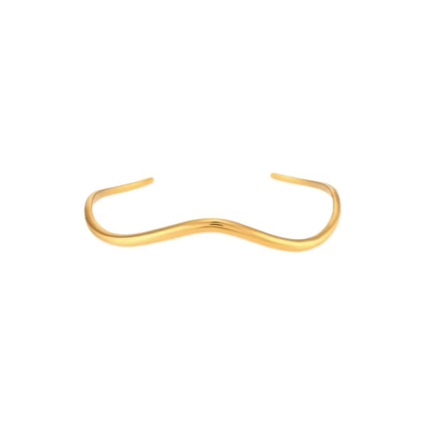 Wave Cuff Bangle Bracelet
