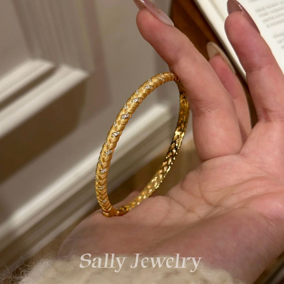 Wheat Brushed Bangle